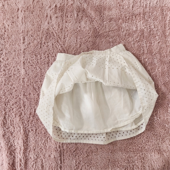 GAP Kid Girl Toddler Dot Eyelet Elegant Cream Mini Sz Event Special Occasion - Picture 5 of 7